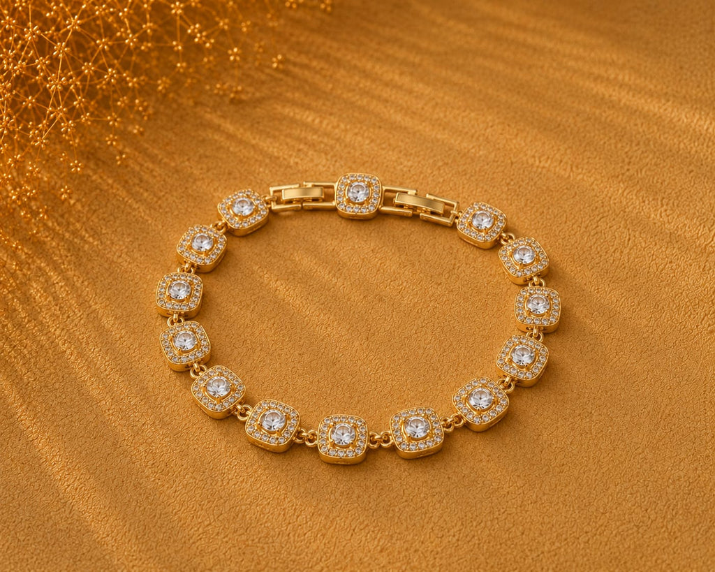 Set Angel Luxury Gold Square - Placat cu Aur 18K