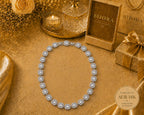 Colier Angel Luxury Silver Square - Placat cu Aur Alb de 18K
