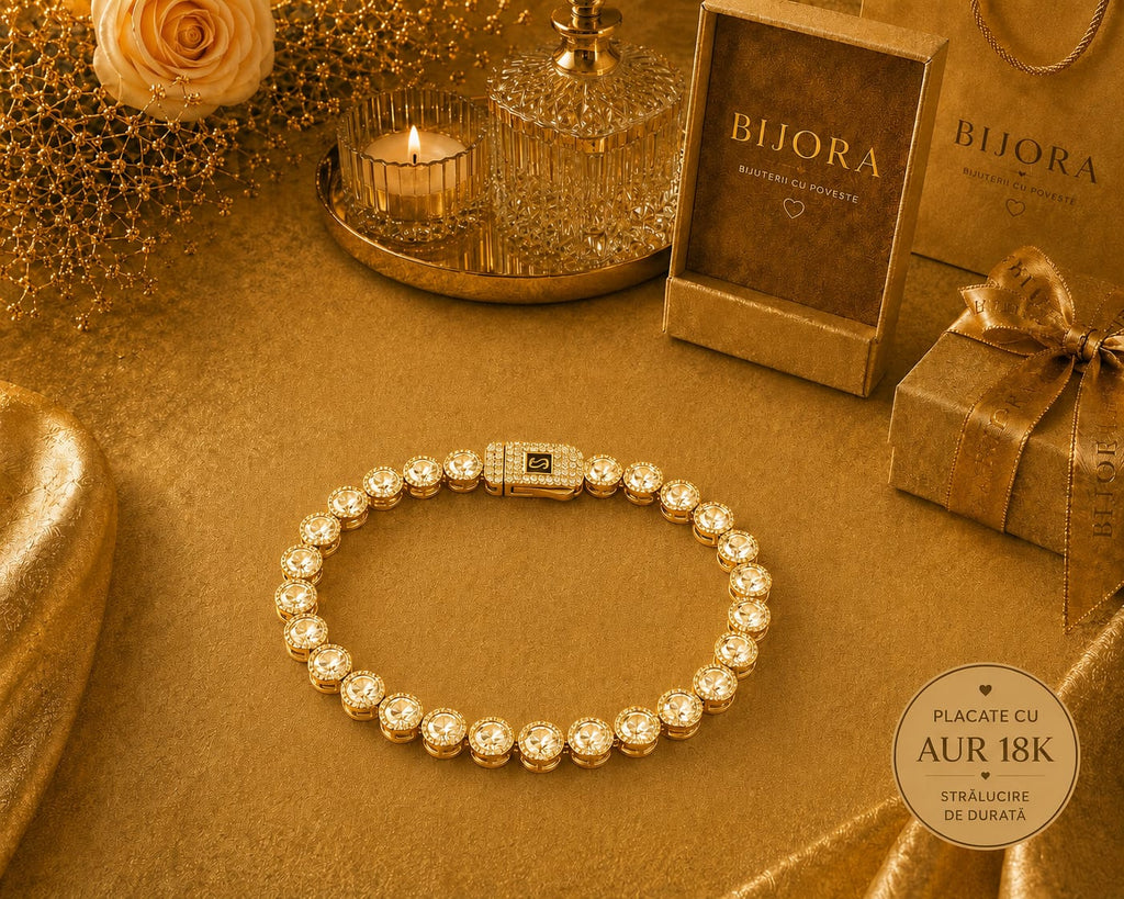 Brățară Monaco Luxe Gold – Placată cu Aur 18K