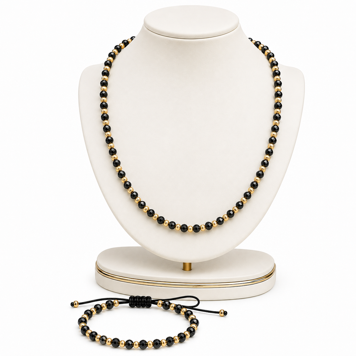 Colier Onix Gold – Placat cu Aur 18K + BRĂȚARĂ