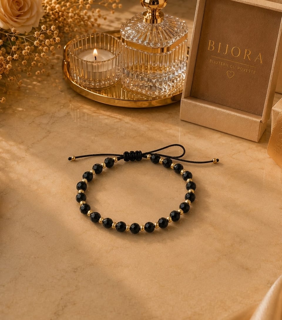 Colier Onix Gold – Placat cu Aur 18K + BRĂȚARĂ