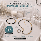 Colier Onix Gold Placat cu Aur 18k + Bratara + Inel