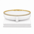 Brățară Tennis Gold cu Pietre de Zirconiu - Placată cu Aur 18K